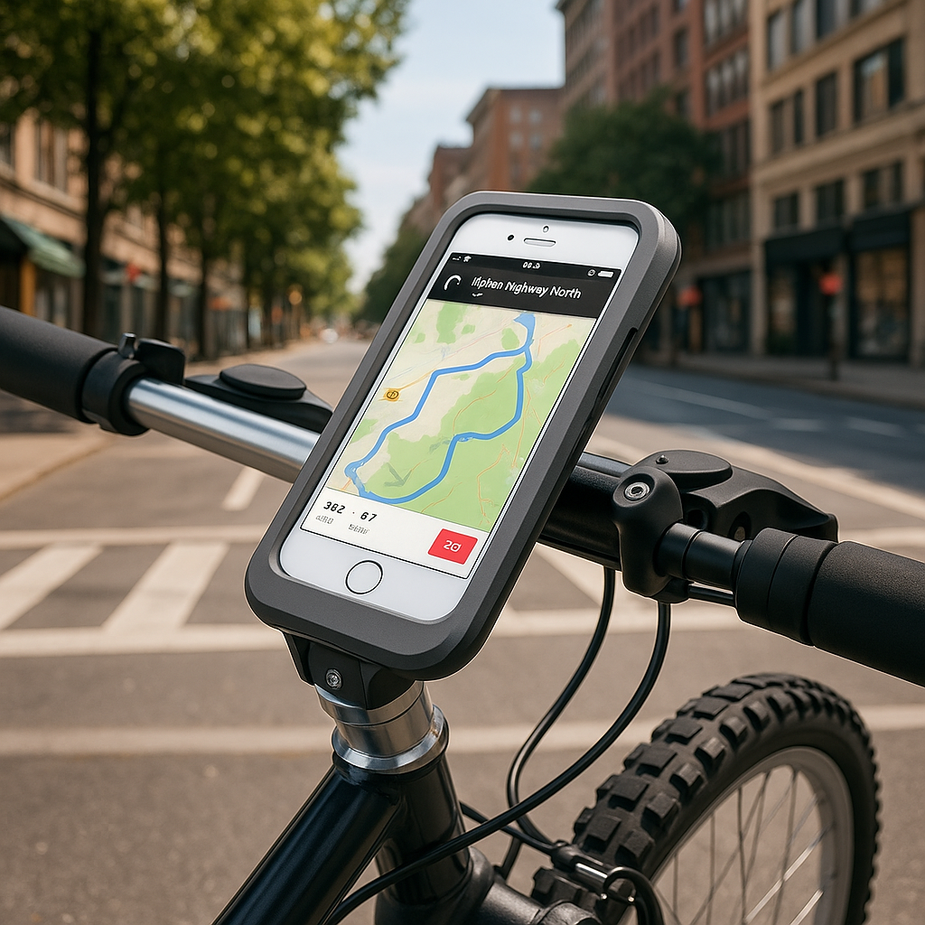 Soporte de teléfono para bicicleta