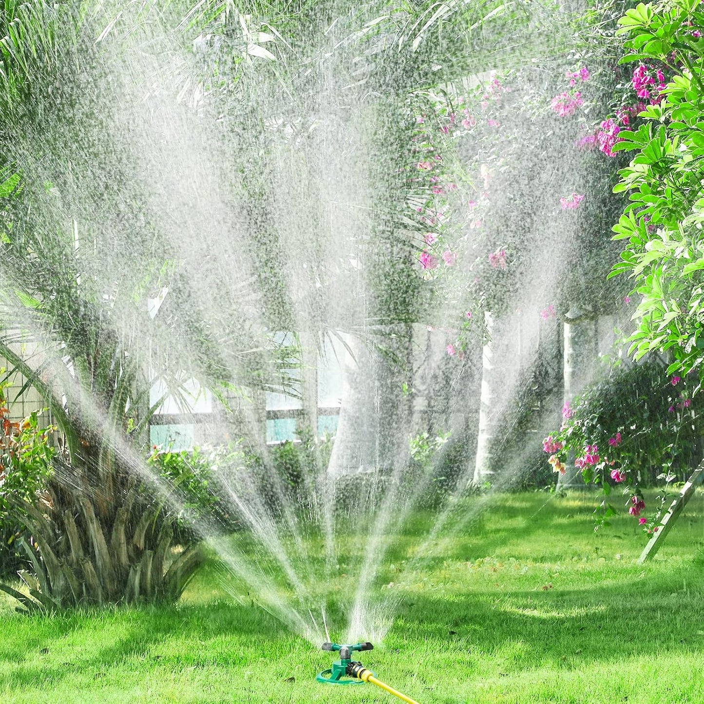 Aspersor Giratorio de Jardín de 3 Brazos TK