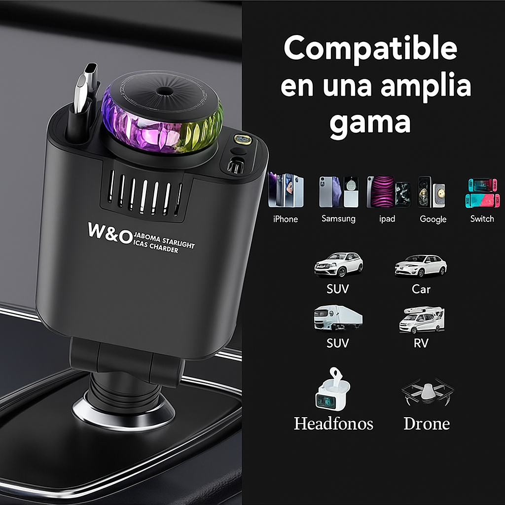 Cargador de coche tipo C